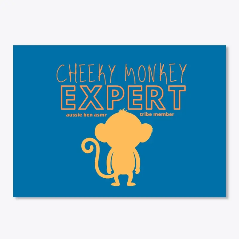 Cheek Monkey Expert - STICKER